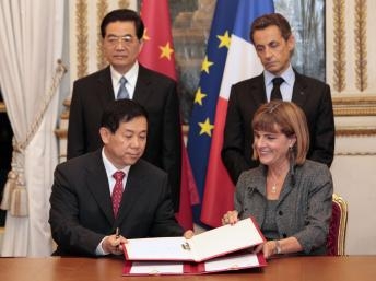 Trung Quốc ký với Pháp hàng loạt hợp đồng công nghiệp lên đến 20 tỷ đô la