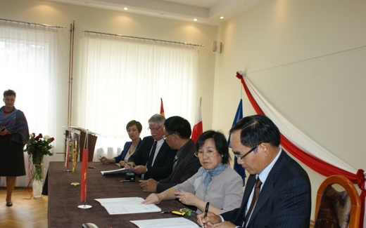 Kí kết hợp đồng đối tác Ba Lan - Việt Nam tại Lesznowola