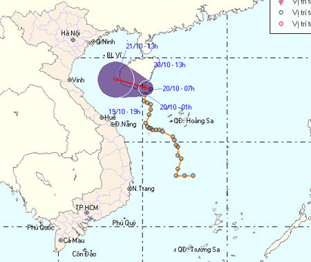 Bão "ông Ác" giật cấp 13-14 sắp vượt đảo vào biển Đông