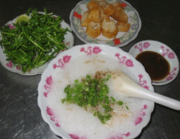 Cháo cá rau đắng mùa đốt đồng