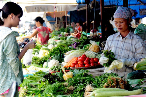 Thực phẩm nhiễm độc được bán ở nhiều chợ