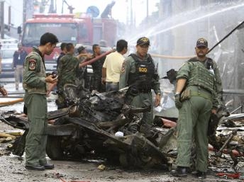 Miền Nam Thái Lan bị đánh bom: 6 người chết, 40 người bị thương
