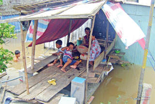 Trắng tay trên đồng nước lũ