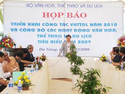 Công bố các hoạt động VH-TT&DL tiêu biểu năm 2009