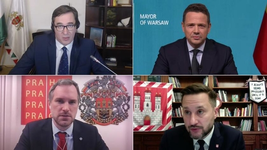 Thị trưởng Warszawa Rafał Trzaskowski điều trần trước tiểu ban của Quốc hội Hoa Kỳ