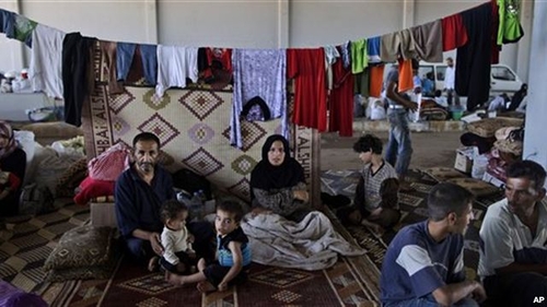 Số người Syria bị thất tán ngày càng tăng