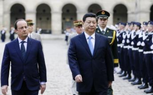 Pháp trọng thị đón tiếp Chủ tịch Trung Quốc tại Paris