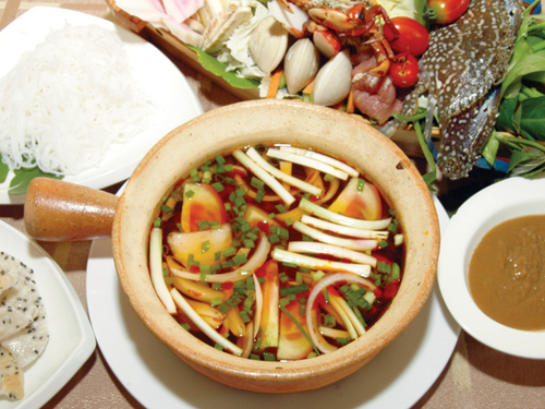 Bún nấu thả Mũi Né