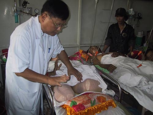 Đi chơi về, bị tai nạn thảm khốc