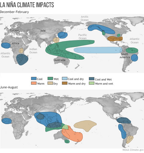 Hiện tượng La Nina gây bất thường trong năm 2024