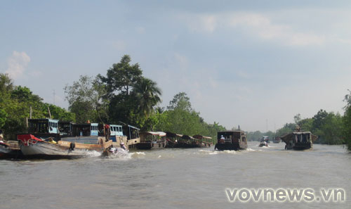 Trên du thuyền ngược dòng Mê Kông