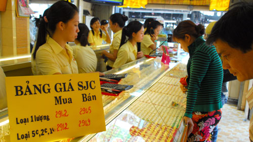 Giá vàng lại nhảy múa