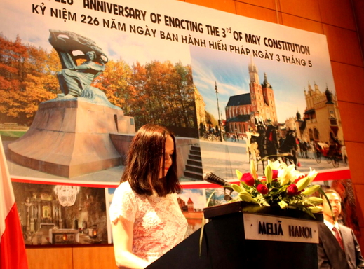Lễ kỷ niệm 226 năm ngày Hiến pháp Ba Lan tại Hà Nội.