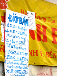 Nhà, đất “thiếu chuẩn được buôn bán tràn lan