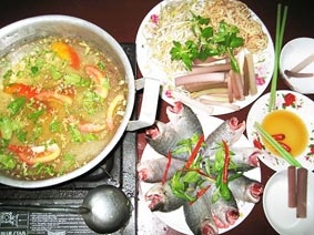 Thưởng thức cá rô mề núi