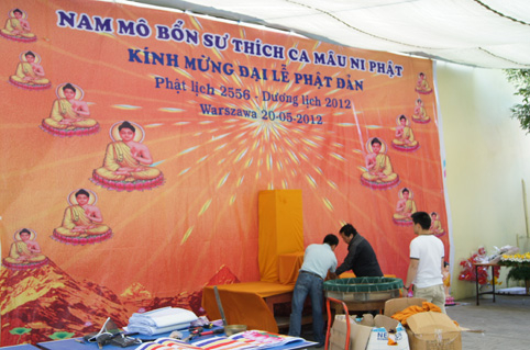 Đại lễ Phật Đản, Phật lịch 2556_dương lịch 2012 tại Warszawa.