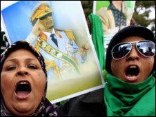 Chưa bẻ gãy được quân đội Gaddafi