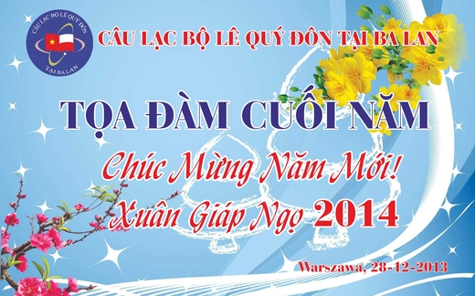 Câu lạc bộ Lê Quý đôn tại Ba Lan - Thông báo "Tọa đàm cuối năm  2013"