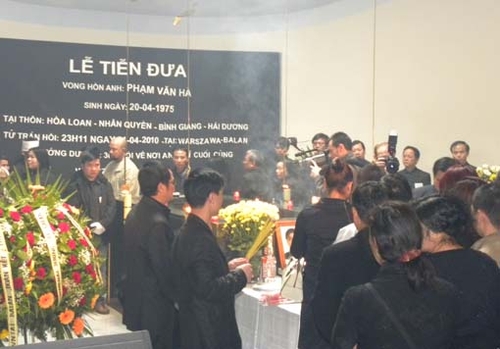 Chia buồn của HĐH Hải Dương và lời cám ơn của gia quyến anh Phạm Văn Hà