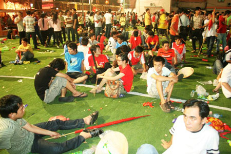 Những cung bậc cảm xúc của trận chung kết