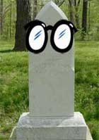 Dòng chữ trên bia mộ