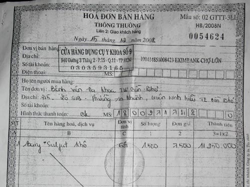 Thuốc giả trong BV Đa khoa Trung ương Cần Thơ