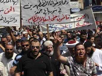 Tang lễ lãnh đạo đối lập Syria biến thành biểu tình chống chế độ