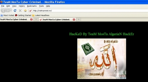 VietNamNet bị sập - cảnh báo cho website Việt