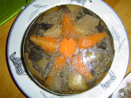 Hương vị quê nhà: Thịt đông ngày Tết