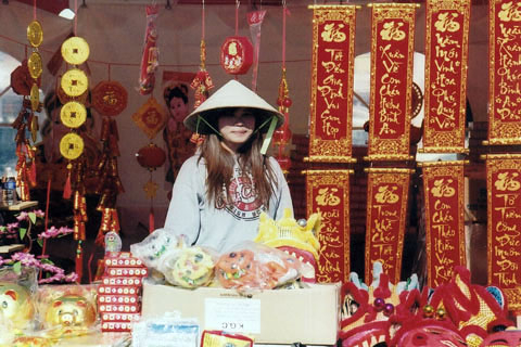 Chợ hoa Việt ở Little Saigon