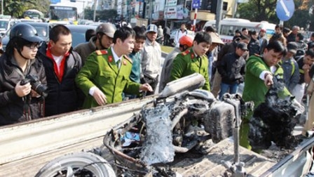 Bắc Ninh: Khởi tố vụ án cháy, nổ xe máy và lại thêm vụ cháy 2 xe máy