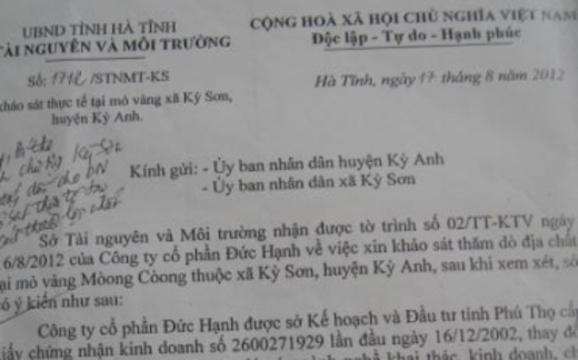Chuyện về một Giám đốc Sở TN&MT quyền to ngang Bộ?