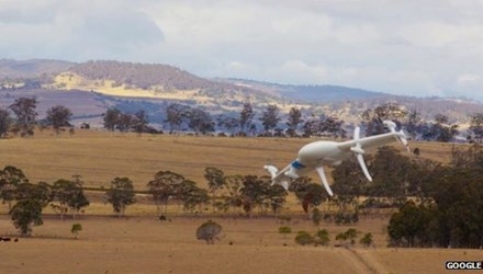 Google sẽ giao hàng bằng máy bay không người lái