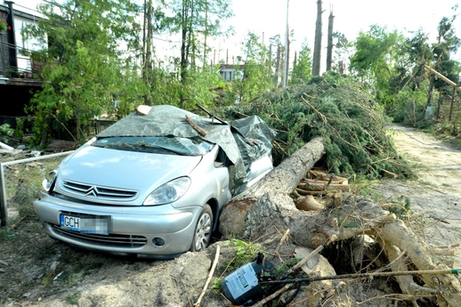 Mưa bão và gió xoáy ở phía Bắc Ba Lan