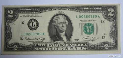 Tờ 2 USD lì xì Tết đẩy lên giá 3 triệu đồng