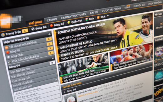 Cá độ bóng đá không quá một triệu đồng mỗi ngày