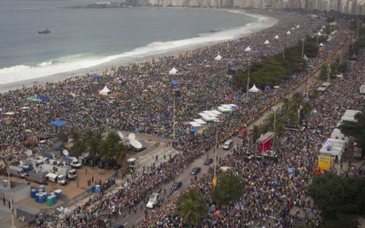Đức Giáo Hoàng kết thúc chuyến đi thăm Brazil