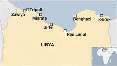 Lính của Gaddafi đẩy lui phe nổi dậy