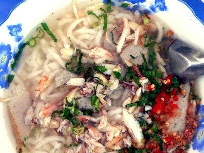 Bánh canh chả ghẹ Hà Tiên