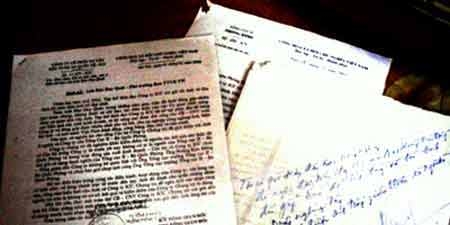 Thư tay, tờ giấy có sức nặng