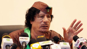 Ông Gaddafi lên tiếng khi quốc tế họp