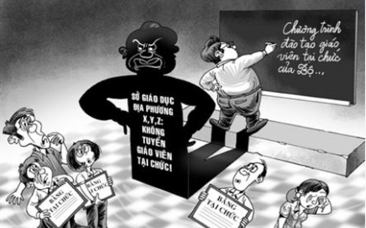 Chính quy còn đang thất nghiệp dài…