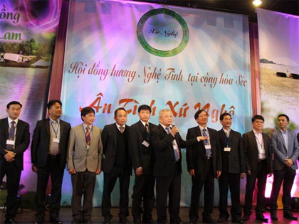 Ra mắt Ban Thường vụ lâm thời Hội Đồng hương Nghệ Tĩnh tại Séc