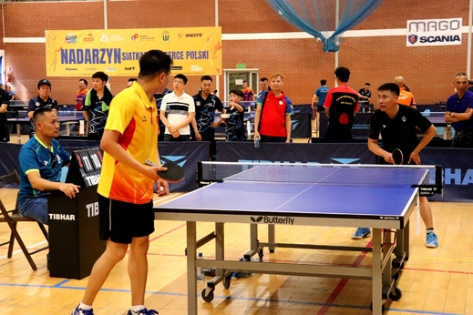 Giải bóng bàn Thân thiện châu Âu tại Warszawa 2024.