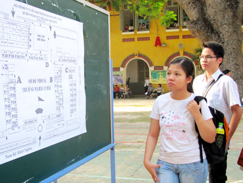 550.000 thí sinh thi đại học khối B, C, D