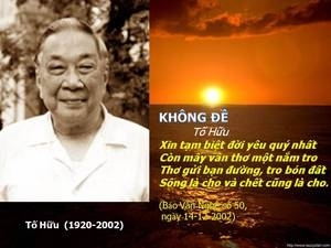 Để hiểu thêm Tố Hữu (phần 2)