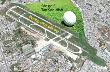 Khi sân bay "hóa"... sân golf?
