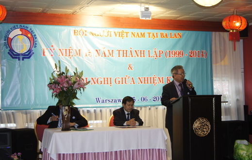 Hội Người Việt Nam tại Ba Lan kỷ niệm 15 năm ngày thành lập (1999-2014) và Hội nghị giữa nhiệm kỳ V