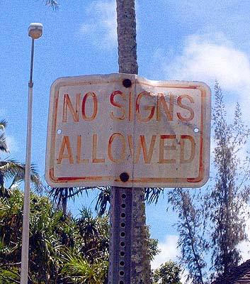 Những biển cấm hài hước nhất
