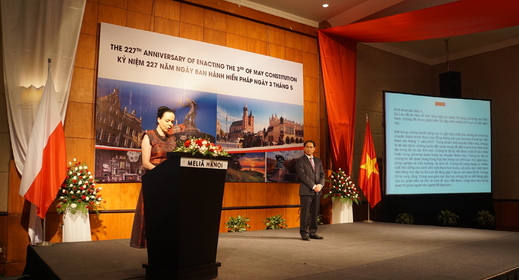 Kỷ niệm 227 năm ngày hiến pháp Ba Lan tại Hà Nội
